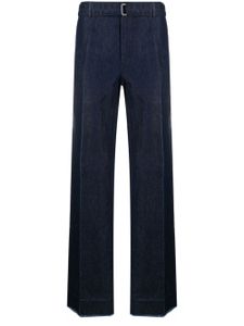 Lanvin jean droit à taille à boucle - Bleu