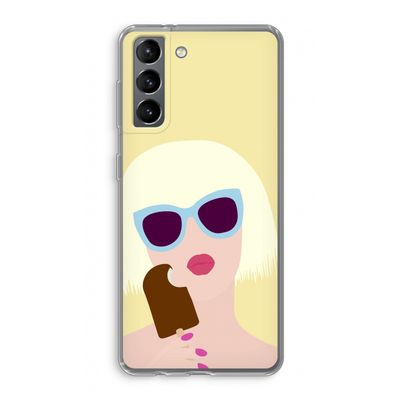 Ice cream: Samsung Galaxy S21 Transparant Hoesje