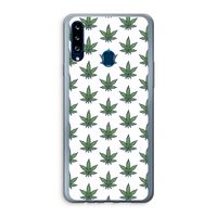 Weed: Samsung Galaxy A20s Transparant Hoesje