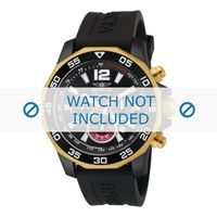 Horlogeband Invicta 7434 Rubber Zwart 22mm - thumbnail