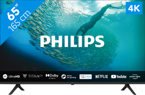 Philips 65PUS7009/12 tv 165,1 cm (65") 4K Ultra HD Smart TV Wifi Chroom