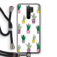 Sanseveria: Xiaomi Redmi 9 Transparant Hoesje met koord