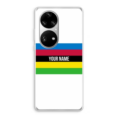 WK Wielrennen: Huawei P50 Pro Transparant Hoesje