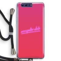Vice Glow: Honor 9 Transparant Hoesje met koord
