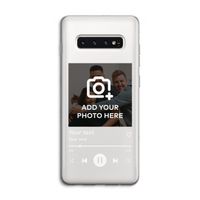 Music Player: Samsung Galaxy S10 4G Transparant Hoesje