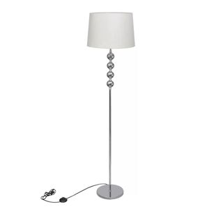 VidaXL Vloerlamp met hoog standaard en 4 ballen wit