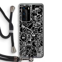 Vexx Black City : Huawei P40 Pro Transparant Hoesje met koord