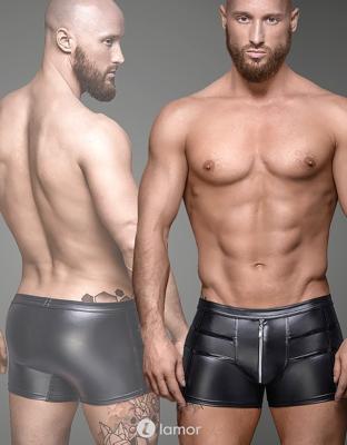 * NOIR handmade Heren short met rits,H006