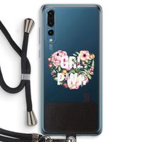 GRL PWR Flower: Huawei P20 Pro Transparant Hoesje met koord