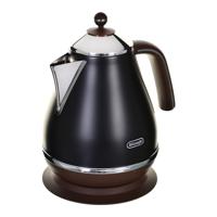 DeLonghi KBOV 2001.BK waterkoker 1,7 l Zwart, Bruin 2000 W