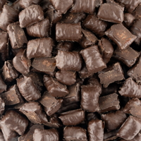 Chocolade kokos / rum rotsjes 210 gram