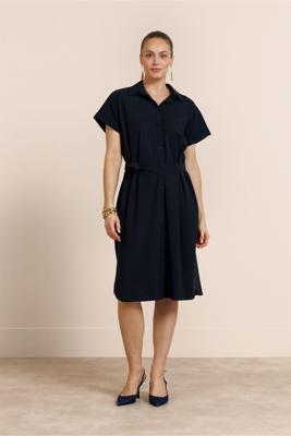 Studio Anneloes Louni Blouse Dress 91543 Jurk 6900 Dark Blue