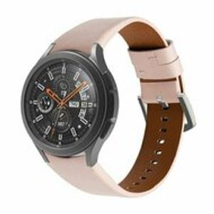 leren bandje - Lichtroze - Samsung Galaxy Watch 6 - 40mm & 44mm