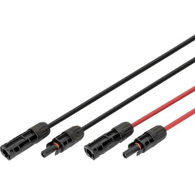 Digitus DK-SCEC66-0010 DK-SCEC66-0010 Zonne-energiekabel 6 mm² Kabellengte 1 m