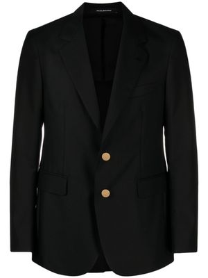 Tagliatore blazer boutonné à détail de broche - Noir