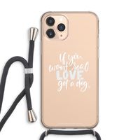 Partner in crime: iPhone 11 Pro Max Transparant Hoesje met koord