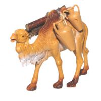 Kameel miniatuur beeldje - 12 cm - dierenbeeldjes - kunststof