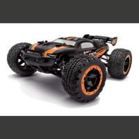 Blackzon Groen Brushless 1:16 RC auto Elektro Monstertruck 4WD 2,4 GHz Incl. accu en lader, Met lichteffect