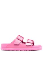 Birkenstock claquettes à logo embossé - Rose