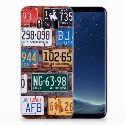 Samsung Galaxy S8 Plus | Siliconen hoesje | met foto Kentekenplaten