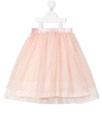 Aigner Kids tutu imprimé à taille à logo - Rose