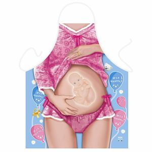 BBQ schort zwangere vrouw