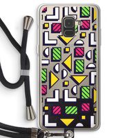 8-bit N°4: Samsung Galaxy A8 (2018) Transparant Hoesje met koord