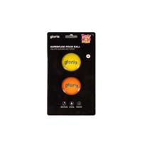 Huisdierenbal Gloria PLAY AND RUN Geel Schuim TPR S 4,5 cm 2 Stuks