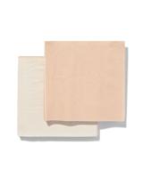 HEMA Servetten beige duo 24x24cm