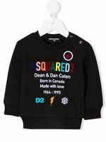 DSQUARED2 KIDS sweat à logo imprimé - Noir