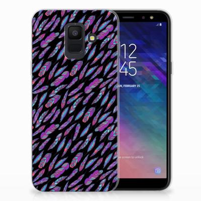 Samsung Galaxy A6 (2018) | TPU bumper | Feathers Color