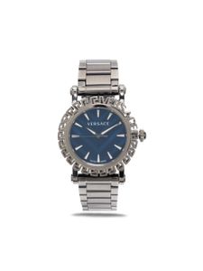 Versace montre Greca Glam Gent 40 mm - Bleu