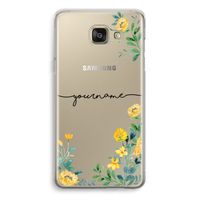 Gele bloemen: Samsung Galaxy A5 (2016) Transparant Hoesje