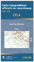 Wandelkaart CT14 CT LUX Esch-Sur-Alzette | Topografische dienst Luxemburg