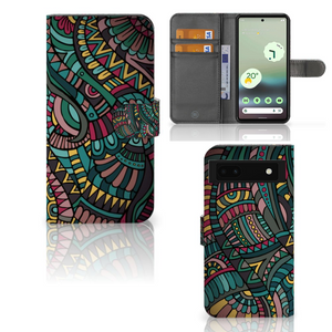 Google Pixel 6A Telefoon Hoesje Aztec