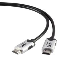 SpeaKa Professional SP-6344136 HDMI-kabel HDMI Aansluitkabel HDMI-A-stekker 2.00 m Zwart 4K UHD, Audio Return Channel (ARC), Vergulde steekcontacten - thumbnail