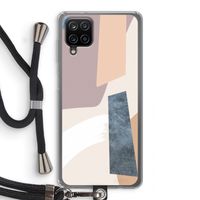 Luca: Samsung Galaxy A12 Transparant Hoesje met koord