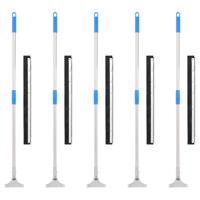 VidaXL Vloertrekkers 5 st 60x122,5 cm staal en rubber