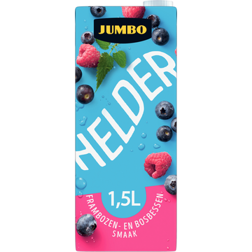 Jumbo Helder Frambozen en Bosbessen Smaak 1,5 L