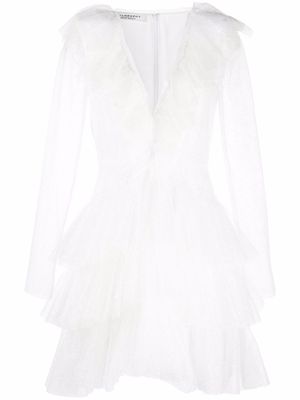 Philosophy Di Lorenzo Serafini robe à col v - Blanc