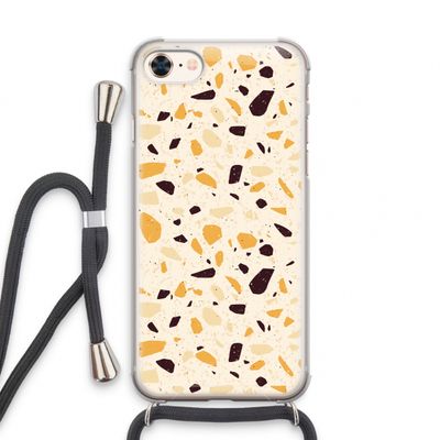 Terrazzo N°13: iPhone 7 Transparant Hoesje met koord