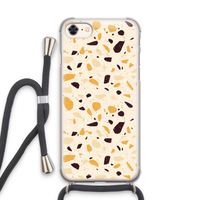 Terrazzo N°13: iPhone 7 Transparant Hoesje met koord