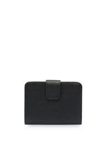 Prada portefeuille pliant en cuir Saffiano - Noir