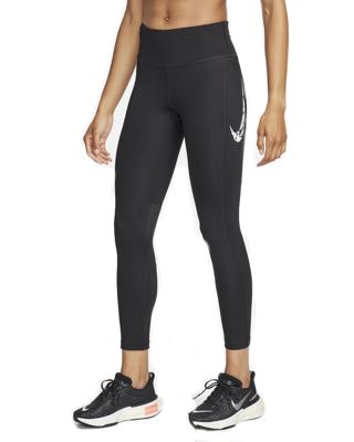 Nike Swoosh Fast Sportlegging Dames Lang XS/34.