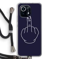 F**k U: Xiaomi Mi 11 Transparant Hoesje met koord