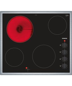 Siemens ET645CEA1E kookplaat Zwart, Roestvrijstaal Ingebouwd Keramisch 4 zone(s)