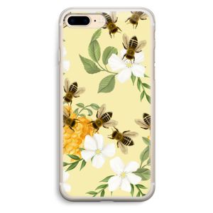 No flowers without bees: iPhone 7 Plus Transparant Hoesje