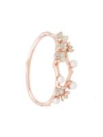 Shaun Leane bracelet jonc Cherry Blossom Pearl & Diamond - Or