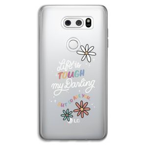 Tough Life: LG V30 Transparant Hoesje