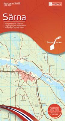 Wandelkaart - Topografische kaart 10068 Norge Serien Särna | Nordeca